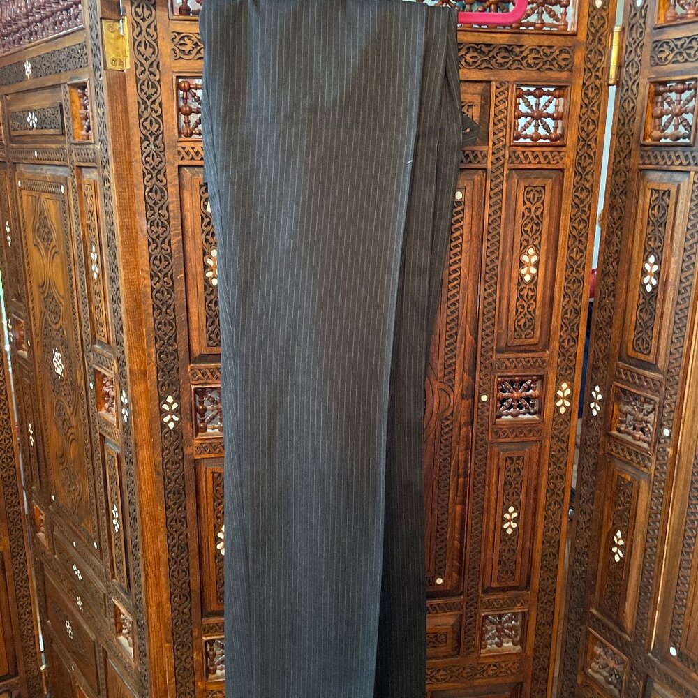 Charcoal Pinstripe Albert Nipon Suit Great Condit… - image 2